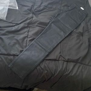 SHEIN XXL (Size 14) Black leather skinny pants